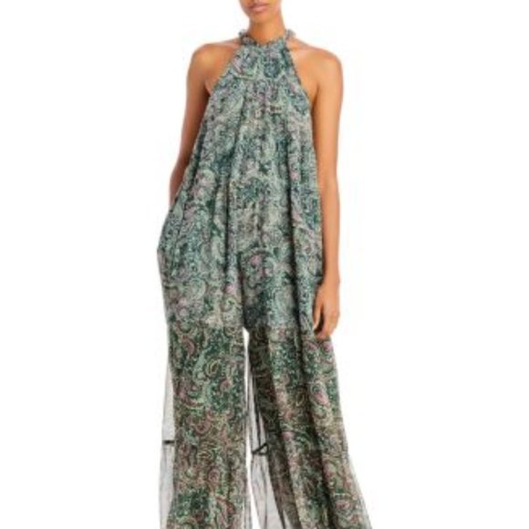 ROCOCO SAND LAR Green Jumpsuit